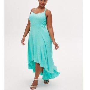 Torrid little mermaid hi-low dress